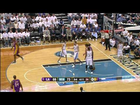 03 09 2012   Lakers vs  Timberwolves   Team Highlights