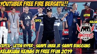 Download lagu Keseruan Youtuber Free Fire! Kemas Pake Z , Cepcil dan Letda Hyper di Grand Final Garena FFIM 2019 mp3
