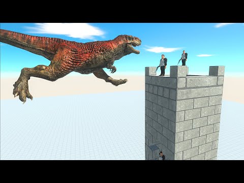 Jump Attack UNITS vs TOWER - Animal Revolt Battle Simulator