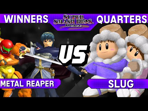 Smash Melee - Metal Reaper (Marth / Samus) vs SluG (ICs) - S@LT 204 Winners Quarters
