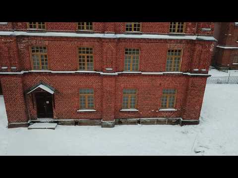 World Heritage in Finland.Verla Groundwood and Board Mill in winter