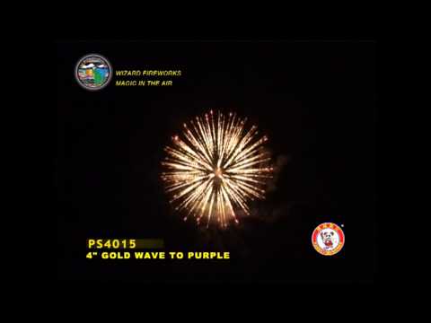 SA100WA09 - 4 INCH SHELL - WIZARD FIREWORKS - PS4015