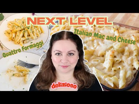 Italian Mac and Cheese (with four cheeses) quattro formaggi