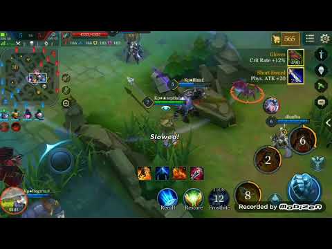 Slimz Build Full Attack Speed Gameplay Arena Of Valor