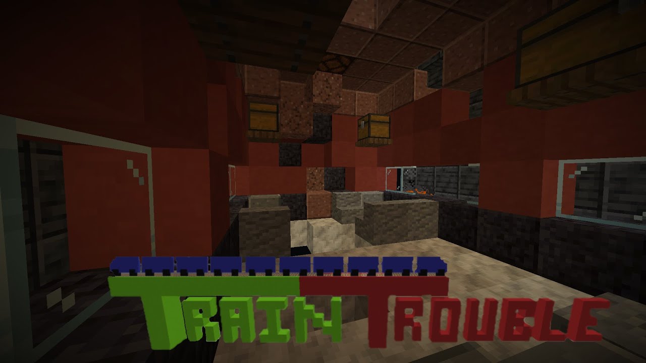 Ticket inspectors, you’ve got to hand it to them… Train Trouble | Minecraft map