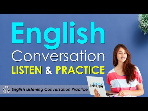 English Conversation LISTEN AND PRACTICE | Real English Listening Conversation Practice