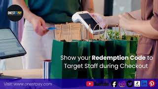 Pay at a store with credits