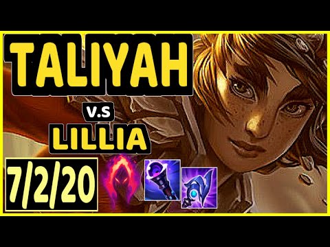 YAMPI (TALIYAH) vs LILLIA - 7/2/20 KDA JUNGLE GAMEPLAY - BR Ranked DIAMOND