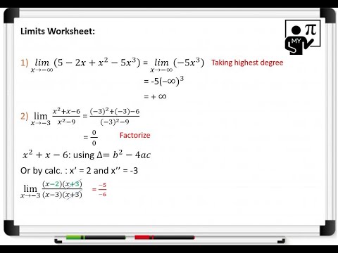 Limits exercises _ 10 important examples
