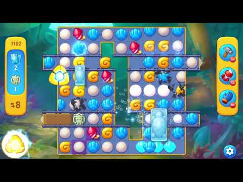 Fishdom 7102 Level - 15 moves - NO BooSTERS