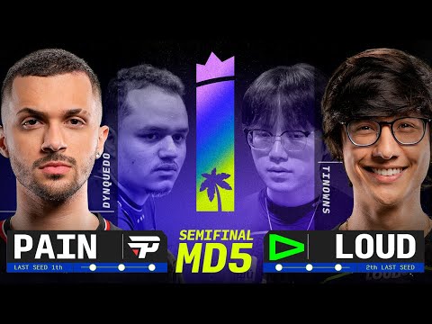 LOUD vs PAIN Gaming - O PRIMEIRO PERFECT GAME DO CBLOL! | 2º Dia - Semifinais CBLOL