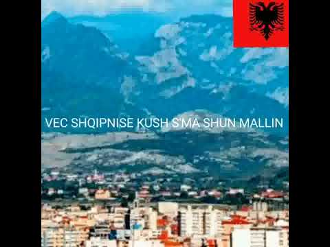 Zef Daka, Vec Shqipnise kush s'ma shuan mallin, (Teksti origjinal).