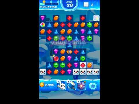 Jewel Pop Mania:Match 3 Puzzle Level 117 ( Ice Cream Town Episode ) - Walkthrough ( No Booster )