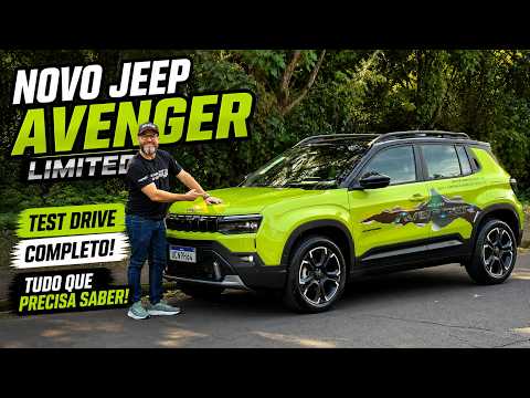 NOVO JEEP AVENGER - Test Drive Completo, 0 A 100, Cidade e Rodovia!