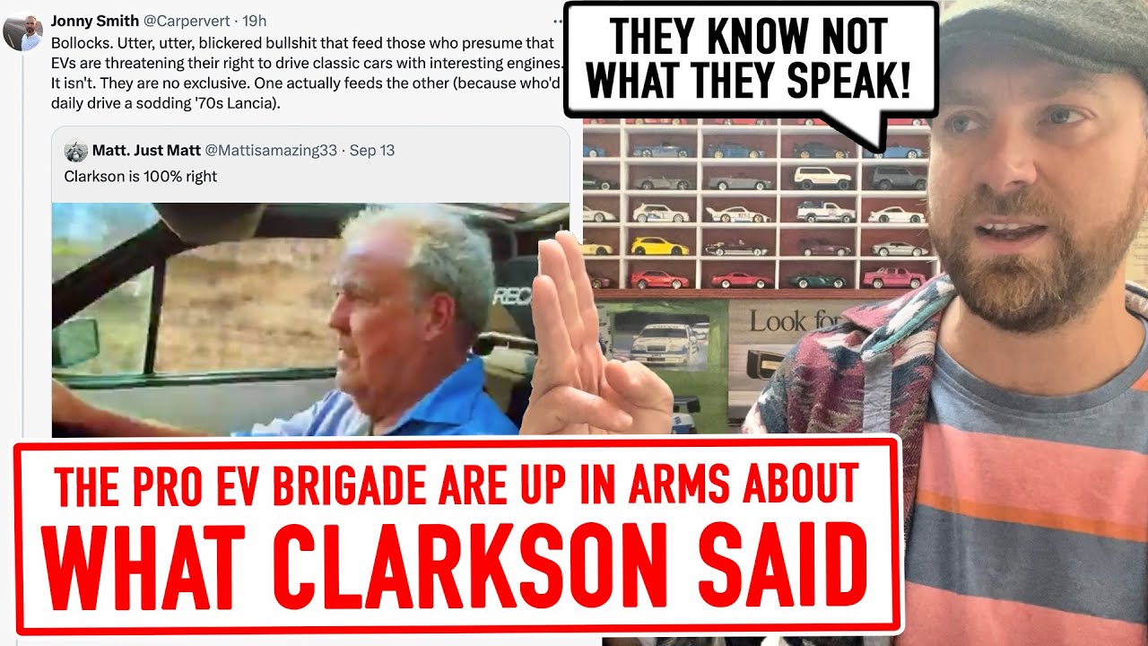 The Pro EV brigade are all worked up about what Clarkson said... Who's right?