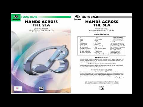 Hands Across the Sea, by John Philip Sousa / arr. Jerry Brubaker – Score & Sound