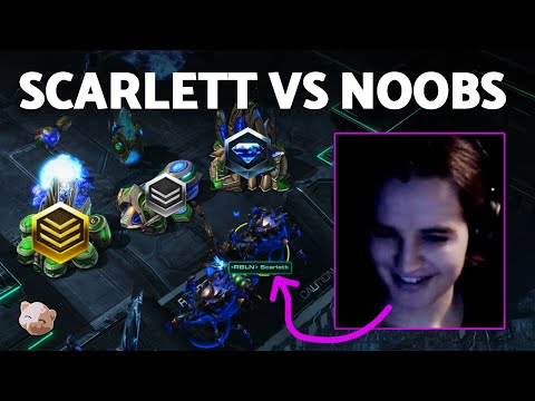 StarCraft 2 - How Quickly Can SCARLETT Dispose Of Noobs? (Part 1) | Holdout Challenge