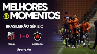O ITUANO VENCE COM GOLAÇO DE XAVIER!! - Ituano 1x0 Botafogo - Melhores Momentos