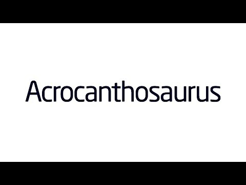 Acrocanthosaurus