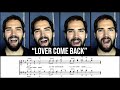 A multitrack video of the classic "Lover Come Back" tag with transcription underneath so you can tag along.
