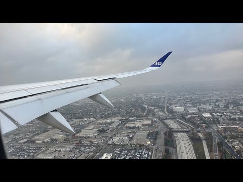 [4K] Full Flight | SAS A350-900 Copenhagen to Los Angeles