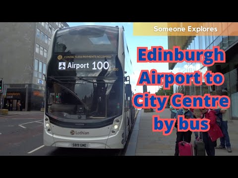 Aeroporto de Edimburgo para o centro da cidade de Edimburgo de ônibus | Airlink 100