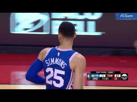 Ben Simmons | Round II Game I Highlights vs Toronto Raptors (4.27.19)