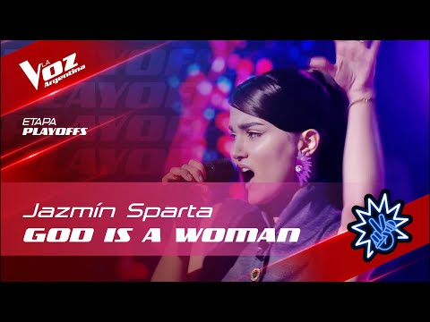 #TeamMauyRicky - Jazmín Sparta - "God is a woman" - Playoffs - La Voz Argentina 2022