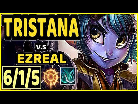 FORG1VEN (TRISTANA) vs EZREAL - 6/1/5 KDA BOTTOM ADC GAMEPLAY - EUW Ranked DIAMOND
