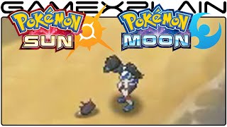 Pokémon Sun & Moon - Throwing Pyukumuku Back in the Sea (V-Jump Gameplay)