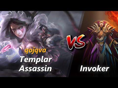 How to Templar Assassin mid vs Invoker (feat. qojqva) | First 7 minutes