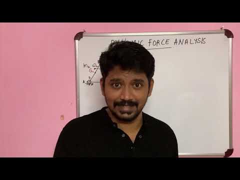 Dynamic Force Analysis of a four bar mechanism (graphical method) Part 1,Velocity & acceleration dia