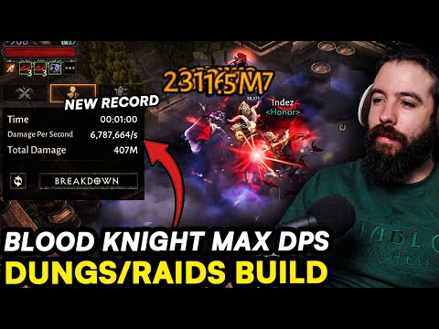 S-TIER Blood Knight Build Broke My DPS Record! (Dungeons & Raids)
