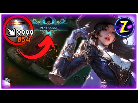 Wild Rift - THIS NEW CAITLYN BUILD IS BUSTED! - 1 PENTAKILL & 1 QUADRA (52K+ DAMAGE?)