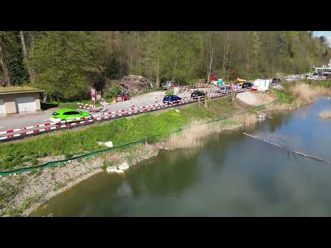 2023 04 24 Video DJI Mini Pro 3 Amphibienschutzmassnahmen Vollsperrung seit 22.04.23 aufgehoben
