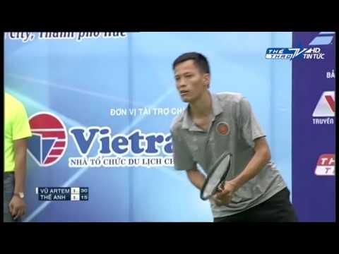 Giải quần vợt vô địch nam toàn quốc 2016: Vu Artem Thế Anh