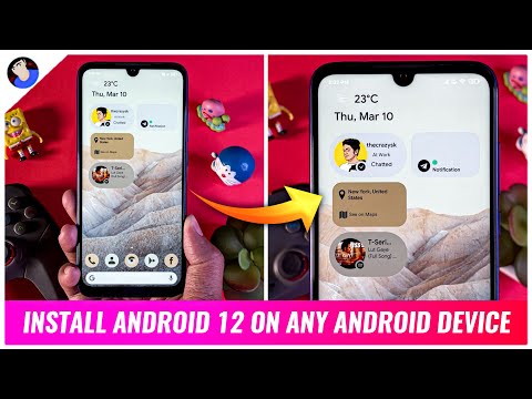 install Android 12 on any android phone | install android 12 on android without root