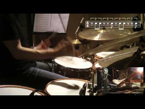 Drumming Quickies by Lucrezio de Seta - 005 - "Two Hands" Shuffle Bass Drum Workout