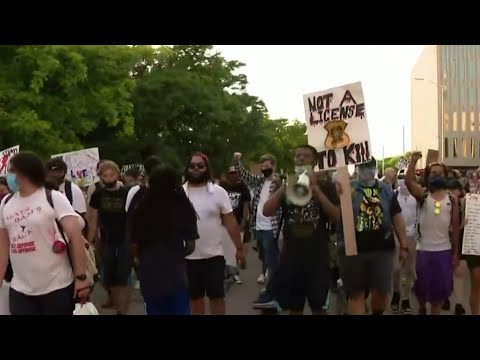 Protests against racial injustice, police brutality held in Detroit for 8th straight night