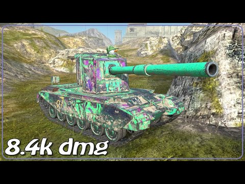 FV4005 Overkill • 1 frag • 8.4k dmg • WoT Blitz