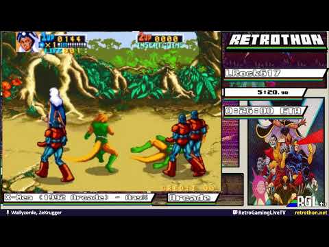 RGLtv Retrothon 2019.  X-Men (Any%).  LRock617