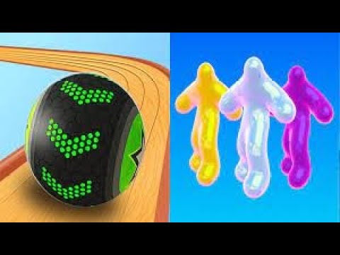 Blob Runner 3D vs Going Balls Speedrun All Levels Gameplay
