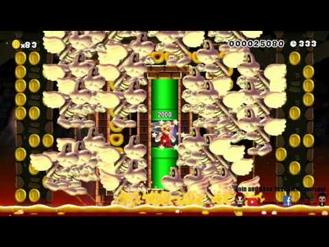 Dry Bones' Groundpound Castle (Super Mario Maker)