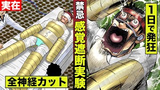 【実在】禁忌の感覚遮断実験。全神経をカット...1日で発狂。