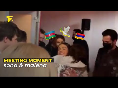 🇦🇿🇦🇲 Sona Azizova və Ermənistan təmsilçisi Maléna bir arada (Jesc 2021 Azerbaijan & Armenia)