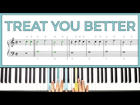 How to play 'Treat You Better' by Shawn Mendes on the piano -- Playground Sessions