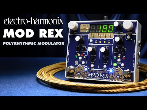 Electro-Harmonix EHX Mod Rex Polyrhythmic Modulator Guitar Effects Pedal w/ MIDI image 3