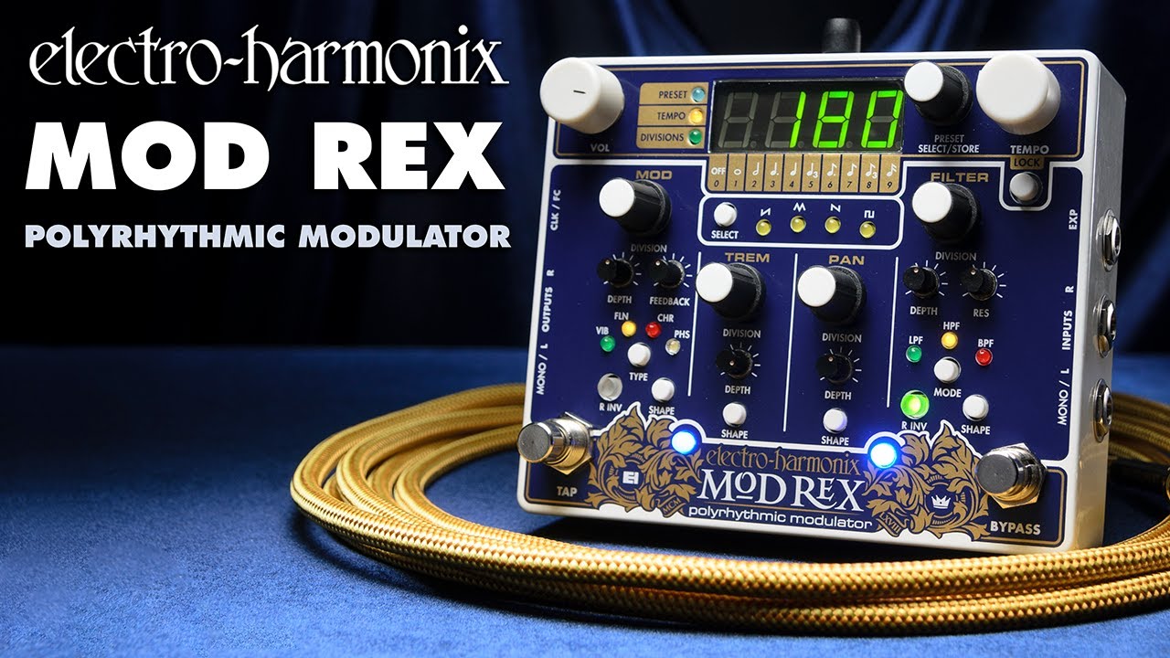 Electro Harmonix Mod Rex Polyrhythmic Modulator Pedal