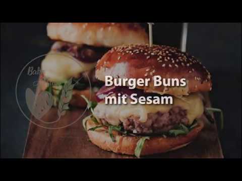 Préparation des Burger Buns briochés au sésame