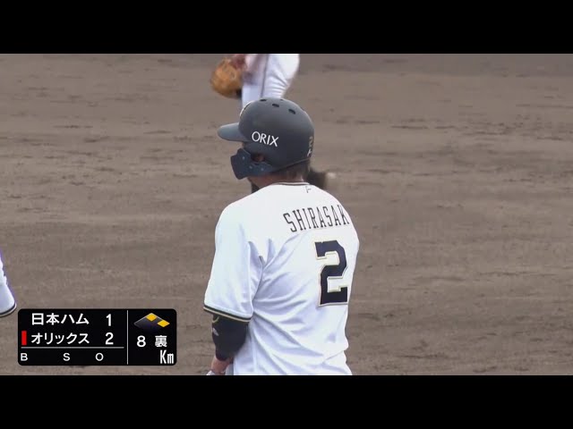 【ファーム】バファローズ・白崎が執念の勝ち越しタイムリーヒットを放つ!! 2020/8/8 B-F(ファーム)